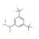 (S)-N-Methyl-1-[3,5-bis(trifluoromethyl)phenyl]ethylamine (CAS 511256-36-3) - chemical structure image