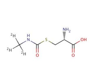 S-(N-Methyl-d3-carbamoyl)-L-cysteine - chemical structure image