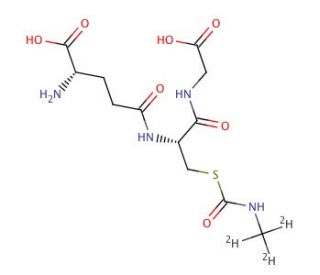 S-(N-Methyl-d3-carbamoyl)glutathione - chemical structure image