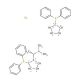 (+)-(S)-N,N-Dimethyl-1-[(R)-1′,2-bis(diphenylphosphino)ferrocenyl]ethylamine (CAS 55650-59-4) - chemical structure image