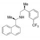 (S)-N-((R)-1-(Naphthalen-1-yl)ethyl)-2-(3-(trifluoromethyl)phenyl)propan-1-amine - chemical structure image