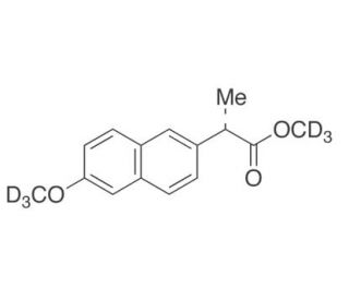 (S)-Naproxen-d6 Methyl Ester (CAS 26159-35-3) - chemical structure image
