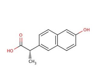 (S)-O-Desmethyl Naproxen (CAS 52079-10-4) - chemical structure image