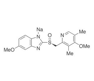 (S)-Omeprazole Sodium Salt (CAS 161796-78-7) - chemical structure image