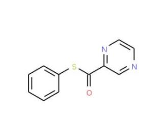 S-Phenylpyrazine-2-carbothioate (CAS 121761-15-7) - chemical structure image