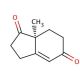 (S)-(+)-2,3,7,7a-Tetrahydro-7a-methyl-1H-indene-1,5(6H)-dione (CAS 17553-86-5) - chemical structure image