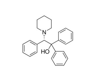 (S)-(&plus;)-2-Piperidino-1,1,2-triphenylethanol (CAS 869495-24-9) - chemical structure image