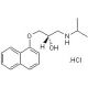 S(−)-Propranolol hydrochloride (CAS 4199-10-4) - chemical structure image