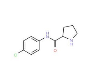 (S)-Pyrrolidine-2-carboxylic acid (4-chloro-phenyl)-amide - chemical structure image