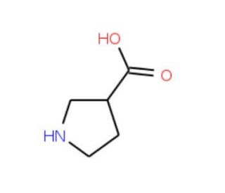 (S)-Pyrrolidine-3-carboxylic acid (CAS 72580-53-1) - chemical structure image