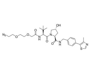 (S,R,S)-AHPC-PEG2-azide (CAS 2010159-45-0) - chemical structure image