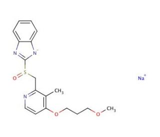 (S)-Rabeprazole Sodium Salt - chemical structure image