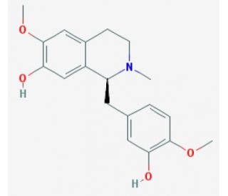 (S)-Reticuline (CAS 1699-46-3) - chemical structure image