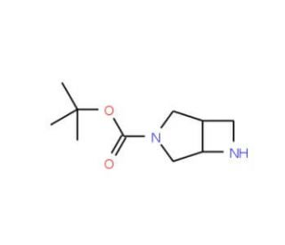 (S,S)-3-Boc-3,6-Diazabicyclo[3.2.0]heptane (CAS 956276-42-9) - chemical structure image