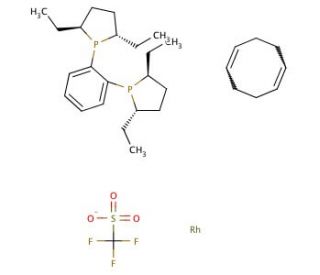 (S,S)-Et-DUPHOS-Rh (CAS 142184-30-3) - chemical structure image