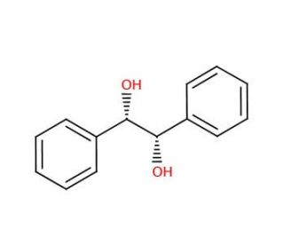 (S,S)-(&minus;)-Hydrobenzoin (CAS 2325-10-2) - chemical structure image