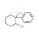 (S,S)-(+)-1-Phenylcyclohexane-cis-1,2-diol (CAS 34281-90-8) - chemical structure image