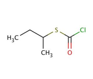 S-sec-Butyl chlorothioformate (CAS 52805-29-5) - chemical structure image