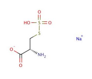 S-sulfo-L-cysteine sodium (CAS 7381-67-1) - chemical structure image
