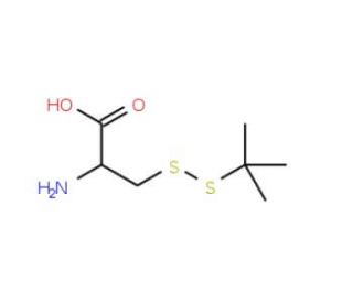 S-tert-Butylmercapto-L-cysteine (CAS 30044-51-0) - chemical structure image