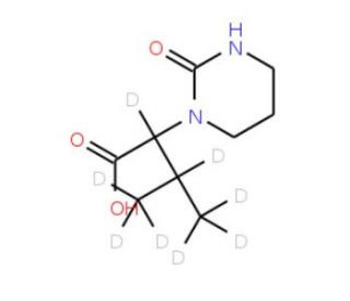 (S)-Tetrahydro-&alpha;-(1-methylethyl)-2-oxo-1(2H)-pyrimidine-acetic Acid-d8 - chemical structure image