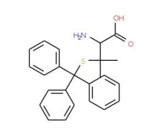 S-Trityl-D-penicillamine (CAS 150025-01-7) - chemical structure image