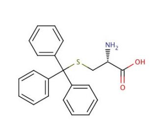S-Trityl-L-cysteine (CAS 2799-07-7) - chemical structure image