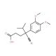 (S)-(−)-Verapamilic Acid (CAS 36622-24-9) - chemical structure image
