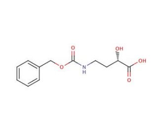 (S)-(&plus;)-Z-4-Amino-2-hydroxybutyric acid (CAS 40371-50-4) - chemical structure image