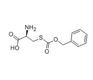 S-Z-L-cysteine (CAS 1625-72-5) - chemical structure image
