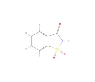 Saccharin-d4 (CAS 1189466-17-8) - chemical structure image