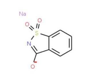 Saccharin Sodium Salt (CAS 128-44-9) - chemical structure image