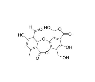 Salazinic acid (CAS 521-39-1) - chemical structure image