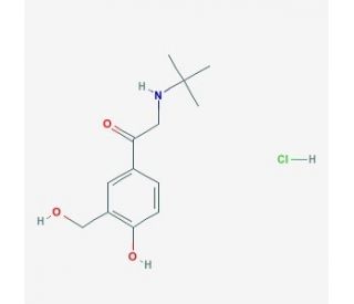 Salbutamon Hydrochloride (CAS 41489-89-8) - chemical structure image
