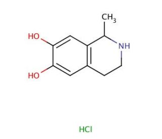 (&plusmn;)-Salsolinol, Hydrochloride (CAS 70681-20-8) - chemical structure image