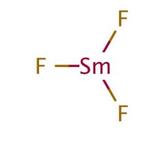 Samarium fluoride (CAS 13765-24-7) - chemical structure image