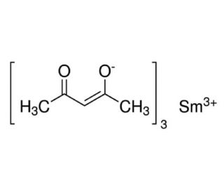 Samarium(III) acetylacetonate (CAS 86322-73-8) - chemical structure image