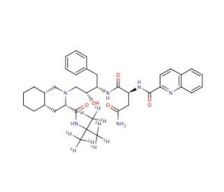 Saquinavir-d9 (CAS 1356355-11-7) - chemical structure image