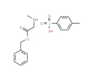 Sarcosine benzyl ester 4-toluenesulfonate salt (CAS 54384-06-4) - chemical structure image