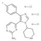SB 220025 trihydrochloride (CAS 197446-75-6) - chemical structure image