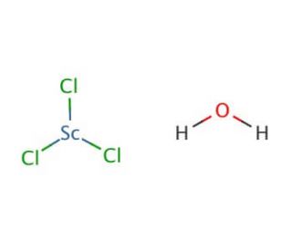 Scandium(III) chloride (CAS 10361-84-9) - chemical structure image
