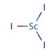 Scandium(III) iodide (CAS 14474-33-0) - chemical structure image