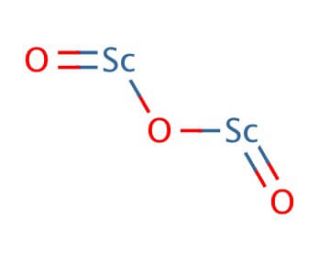 Scandium(III) oxide (CAS 12060-08-1) - chemical structure image