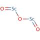 Scandium(III) oxide (CAS 12060-08-1) - chemical structure image