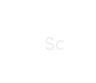 Scandium, Lump, Vacuum Remelted (CAS 7440-20-2) - chemical structure image