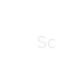 Scandium, Lump, Vacuum Remelted (CAS 7440-20-2) - chemical structure image