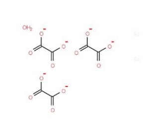 Scandium Oxalate Pentahydrate (CAS 17926-77-1) - chemical structure image