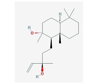 Sclareol (CAS 515-03-7) - chemical structure image