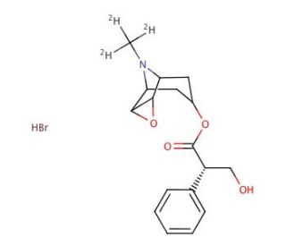 Scopolamine-d3 Hydrobromide Hydrate - chemical structure image