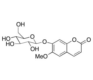Scopoletin 7-O-glucoside - chemical structure image